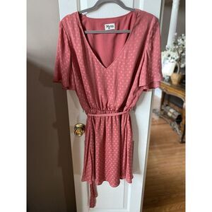 Show Me‎ Your Mumu Pink Short Dress Size Large